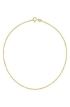 Bony Levy 14k Gold Chain Anklet In 14k Yellow Gold