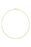 Bony Levy 14k Gold Chain Anklet In 14k Yellow Gold