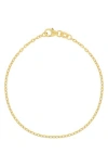 Bony Levy 14k Gold Flat Link Chain Bracelet In 14k Yellow Gold