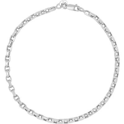Bony Levy 14k Gold Chain Bracelet In Silver