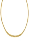 Bony Levy 14k Gold Chunky Herringbone Chain Necklace