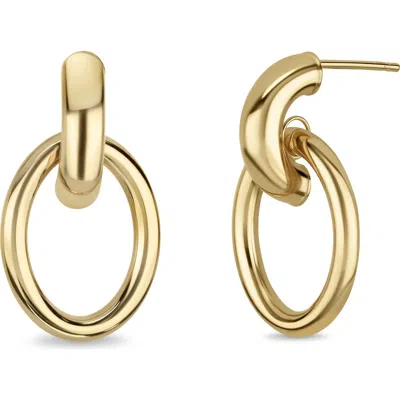 Bony Levy 14k Gold Circle Drop Earrings In Purple