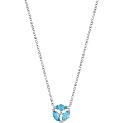 Bony Levy 14k Gold Cluster Pendant Necklace (nordstrom Exclusive) In White