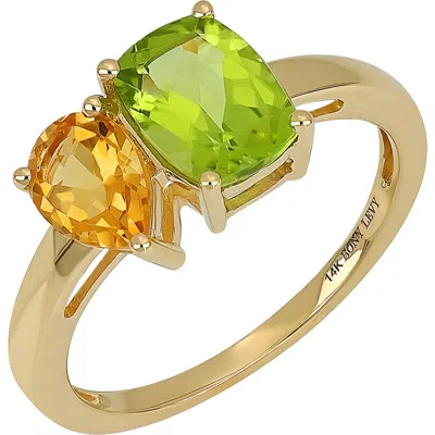 Bony Levy 14k Gold Color Gemstone Statement Ring In 14k Yellow Gold - Cip