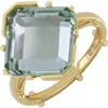 Bony Levy 14k Gold Color Green Amethyst Ring In Gold