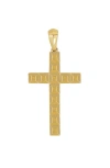 Bony Levy 14k Gold Cross Enhancer In 14k Yellow Gold