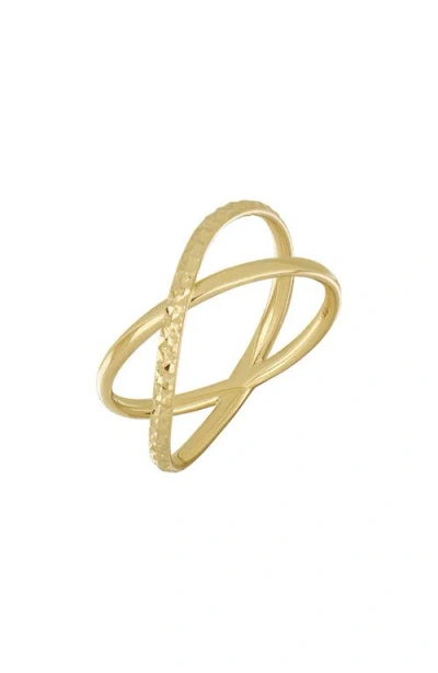 Bony Levy 14k Gold Crossover Ring