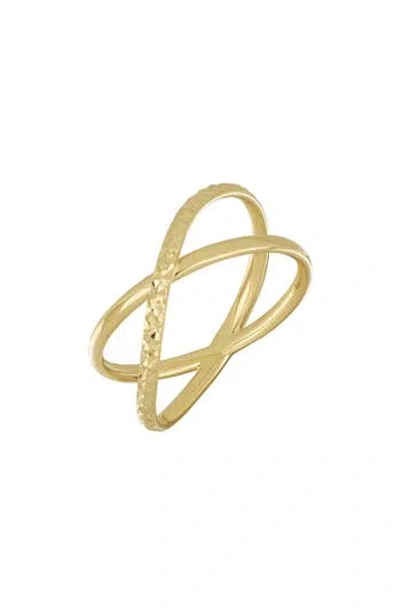 BONY LEVY BONY LEVY 14K GOLD CROSSOVER RING