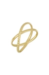 Bony Levy 14k Gold Crossover Ring In Gold