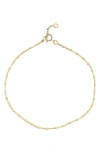 Bony Levy 14k Gold Cube Station Bracelet