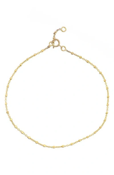 Bony Levy 14k Gold Cube Station Bracelet