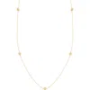 Bony Levy 14k Gold Cutout Station Long Necklace