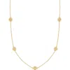 Bony Levy 14k Gold Cutout Station Necklace