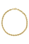 Bony Levy 14k Gold Diamond-cut Rope Chain Bracelet In 14k Yellow Gold