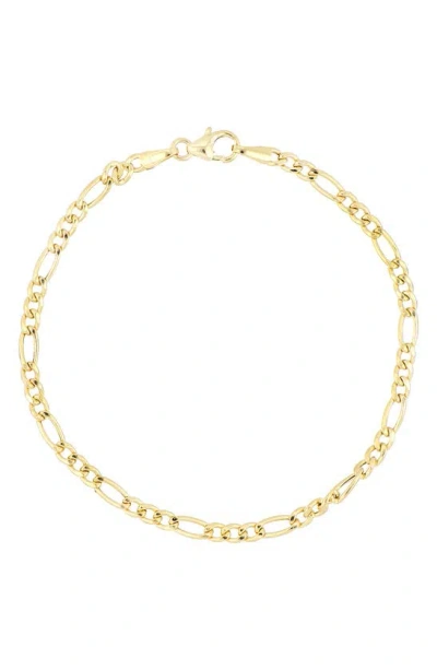 Bony Levy 14k Gold Figaro Chain Bracelet