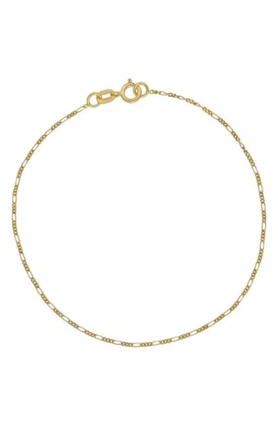 Bony Levy 14k Gold Figaro Chain Bracelet In 14k Yellow Gold