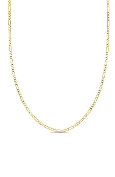 Bony Levy 14k Gold Figaro Chain Necklace In Metallic