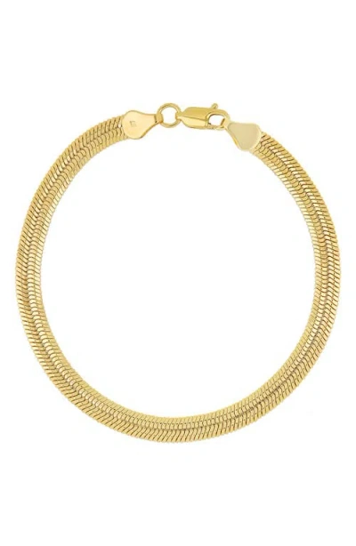 Bony Levy 14k Gold Flat Chain Bracelet