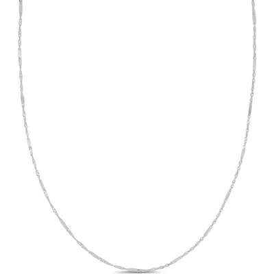 Bony Levy 14k Gold Flat Link Chain Necklace In 14kw