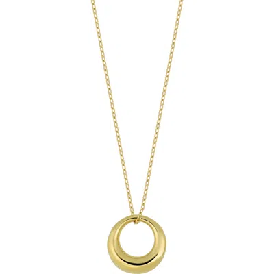Bony Levy 14k Gold Graduated Circle Pendant Necklace