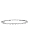 Bony Levy 14k Gold Heart Flexible Bracelet In 14k White Gold