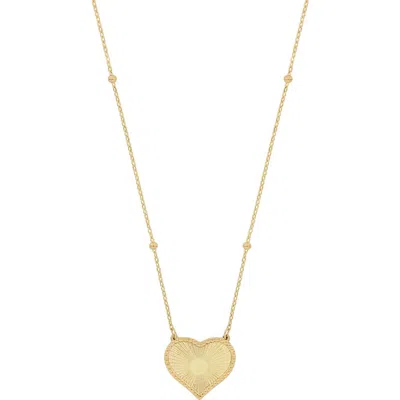 Bony Levy 14k Gold Heart Pendant Necklace In 14k Yellow Gold