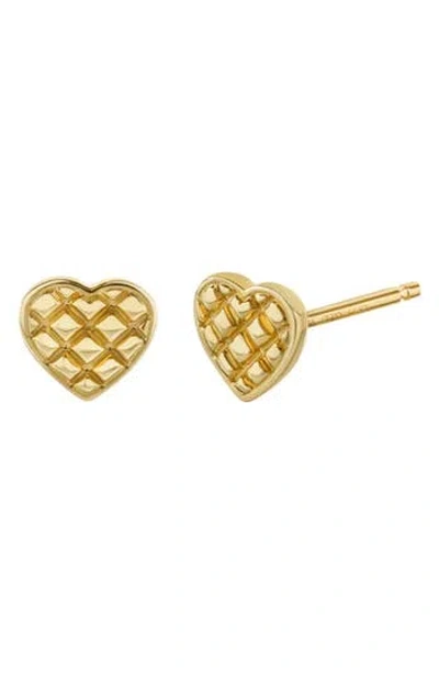 Bony Levy 14k Gold Heart Stud Earrings