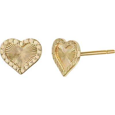 Bony Levy 14k Gold Heart Stud Earrings