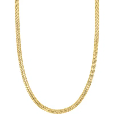 Bony Levy 14k Gold Herringbone Chain Necklace