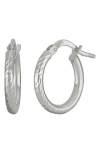 Bony Levy 14k Gold Hoop Earrings In 14k White Gold