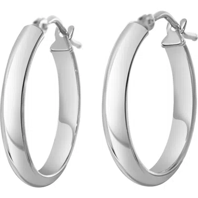 Bony Levy 14k Gold Hoop Earrings In 14k White Gold