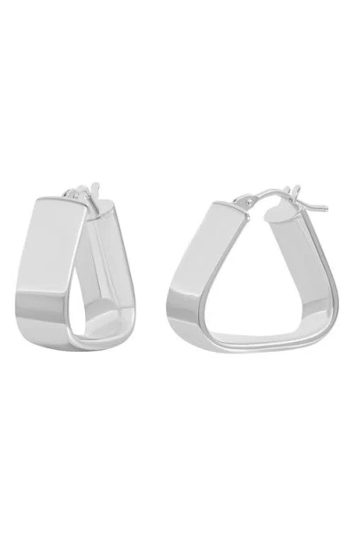 Bony Levy 14k Gold Hoop Earrings In 14k White Gold