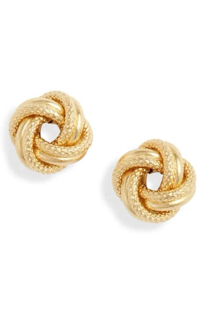 Bony Levy 14k Gold Knot Stud Earrings
