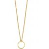 Bony Levy 14k Gold Large Hoop Pendant Necklace In 14k Yellow Gold