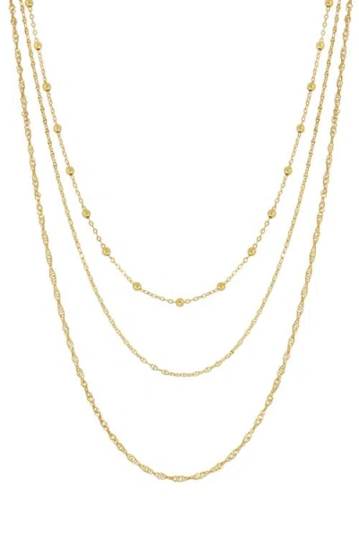 Bony Levy 14k Gold Layered Chain Necklace In 14k Yellow Gold