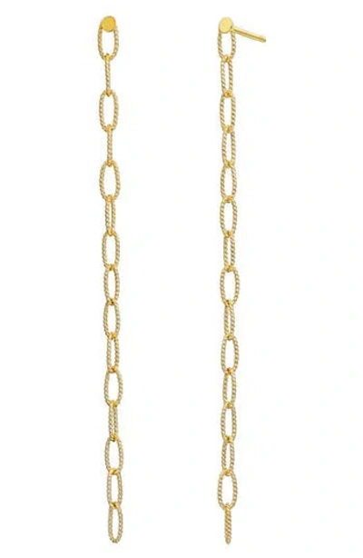 Bony Levy 14k Gold Linear Earrings In 14k Yellow Gold
