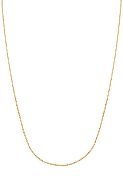 Bony Levy 14k Gold Liora Box Chain Necklace In 14k Yellow Gold