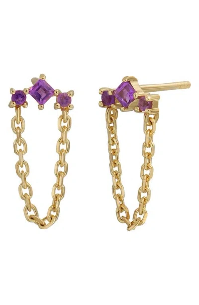 Bony Levy 14k Gold London Blue Topaz & Sky Blue Topaz Drop Earrings