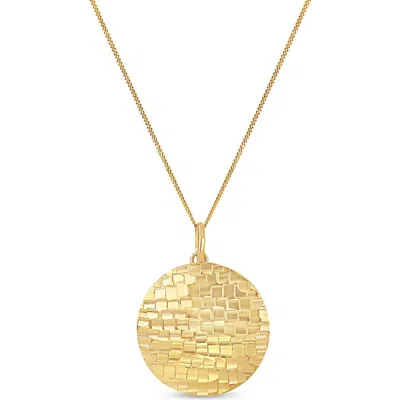 Bony Levy 14k Gold Medallion Pendant Necklace In 14k Yellow Gold