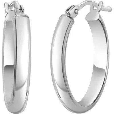 Bony Levy 14k Gold Medium Hoop Earrings In 14k White Gold