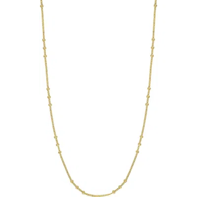 Bony Levy 14k Gold Mykonos Beaded Chain Necklace In 14k Yellow Gold