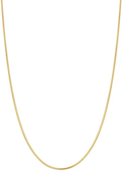 Bony Levy 14k Gold Omega Snake Chain Necklace