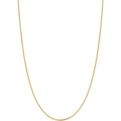 Bony Levy 14k Gold Omega Snake Chain Necklace In 14k Yellow Gold