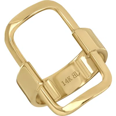 Bony Levy 14k Gold Open Statement Ring In Orange