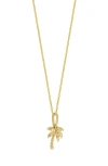 Bony Levy 14k Gold Palm Tree Pendant Necklace In 14k Yellow Gold