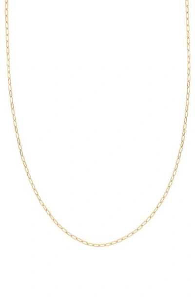 Bony Levy 14k Gold Paper Clip Chain Necklace In Gray