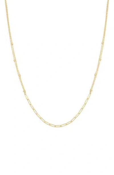 Bony Levy 14k Gold Paper Clip Chain Necklace In 14k Yellow Gold