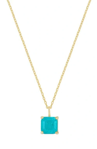 Bony Levy 14k Gold Paraiba Topaz Pendant Necklace In 14k Yellow Gold