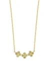 Bony Levy 14k Gold Peridot Cluster Pendant Necklace In 14k Yellow Gold