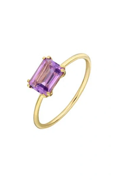 Bony Levy 14k Gold Peridot Ring In Brown